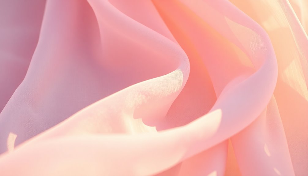 lightweight sheer fabric type