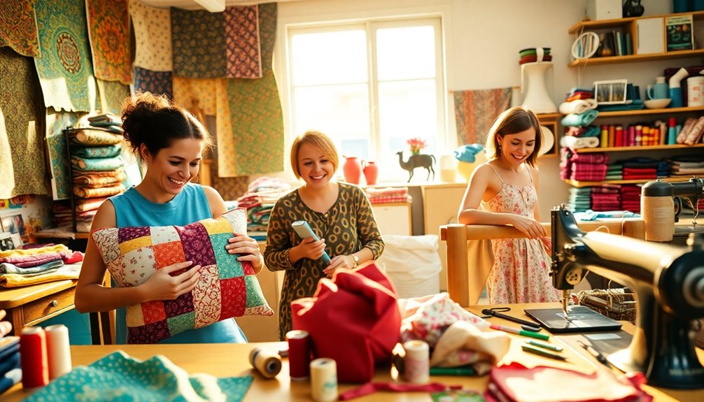 sewing brings creative joy