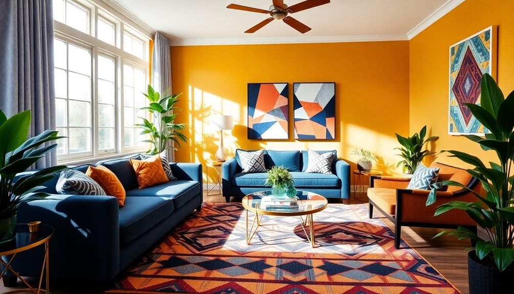 use geometric patterns creatively