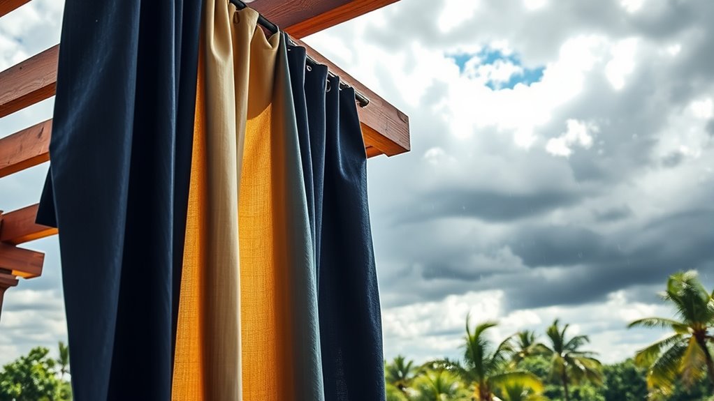 hurricane resistant outdoor curtains
