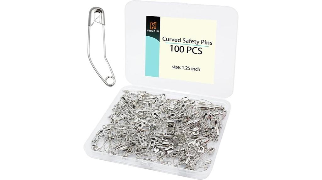 100 stainless steel safety pins