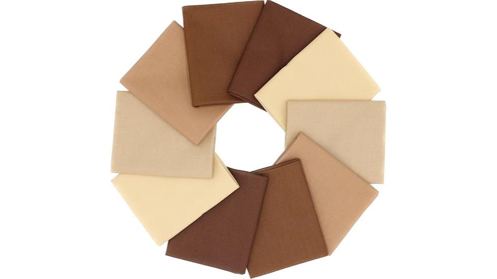 10 pack solid fabric bundle