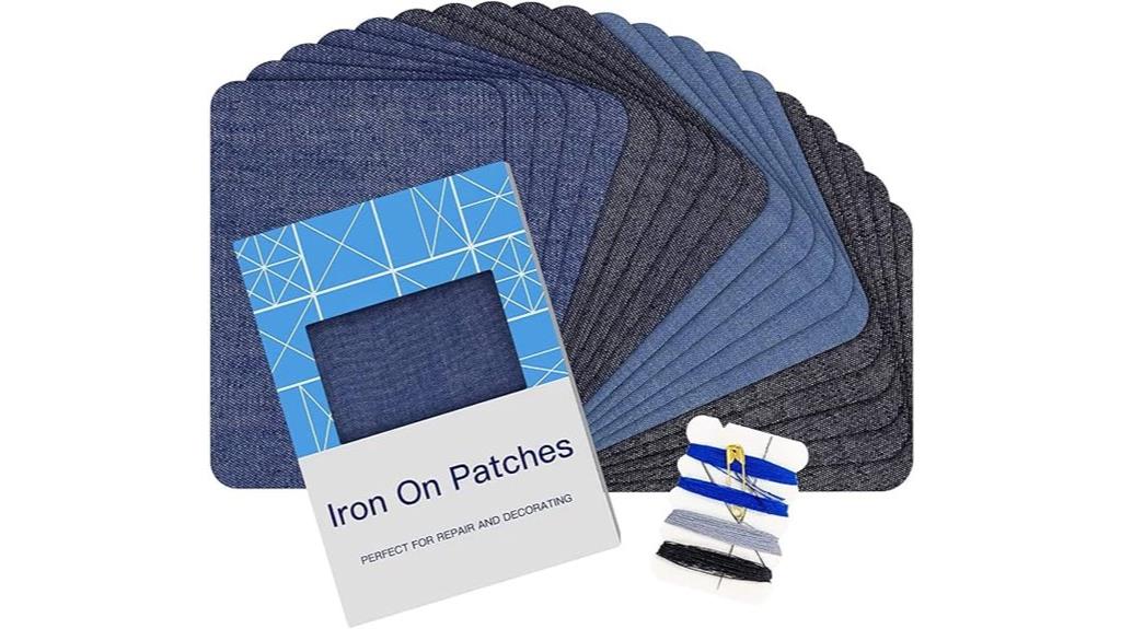 20 pack iron on patches