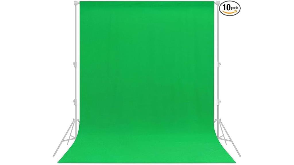6x8 foot green backdrop