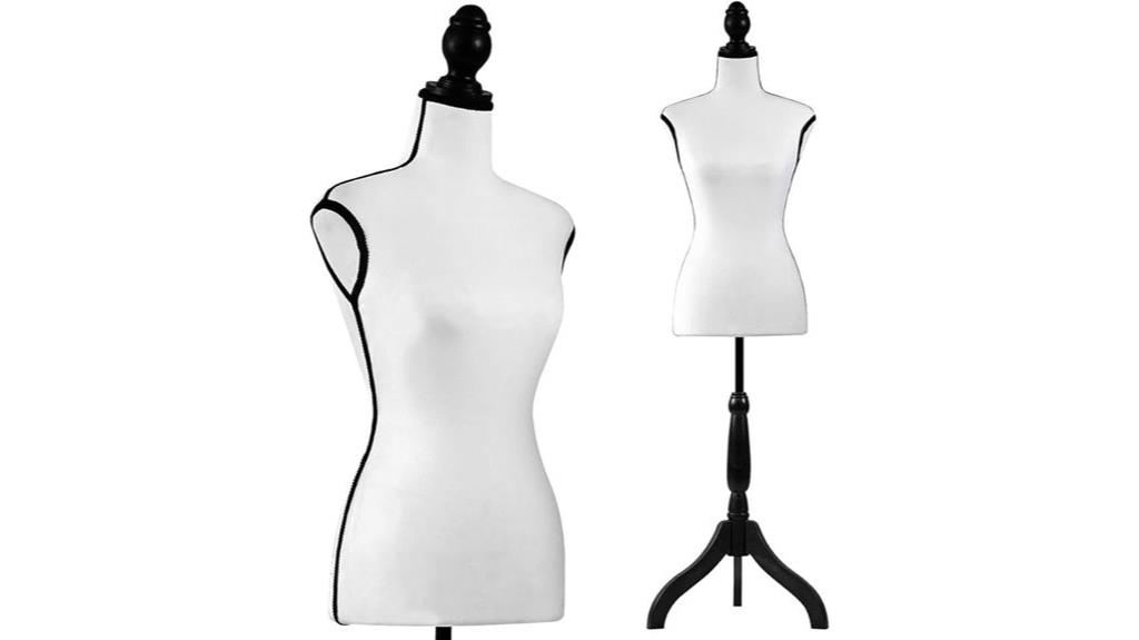 adjustable female dress form