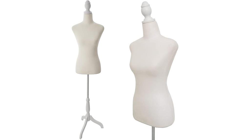 adjustable female dress form