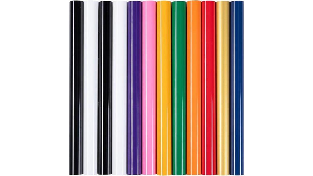 assorted color vinyl pack