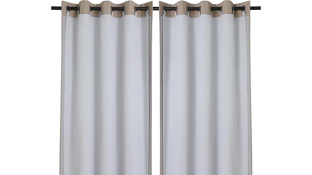 blackout curtain liners set