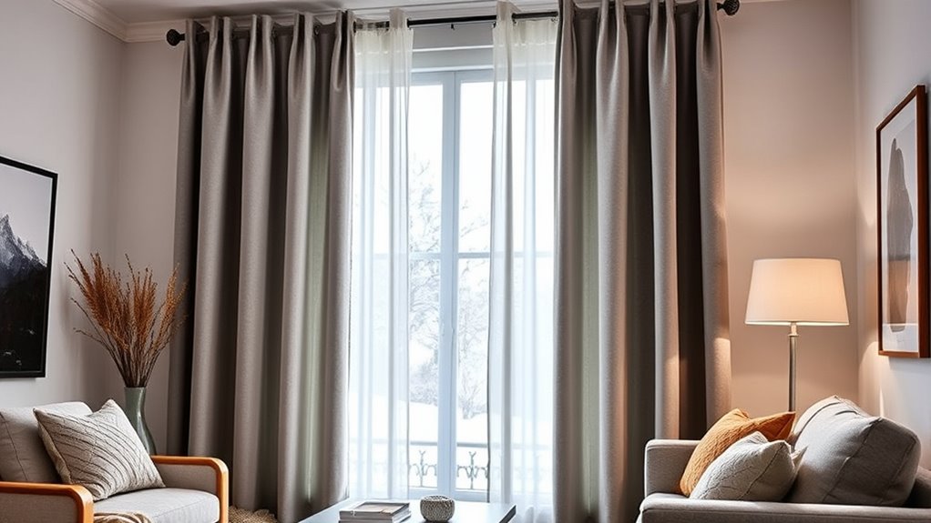 blackout insulated noise reducing curtains