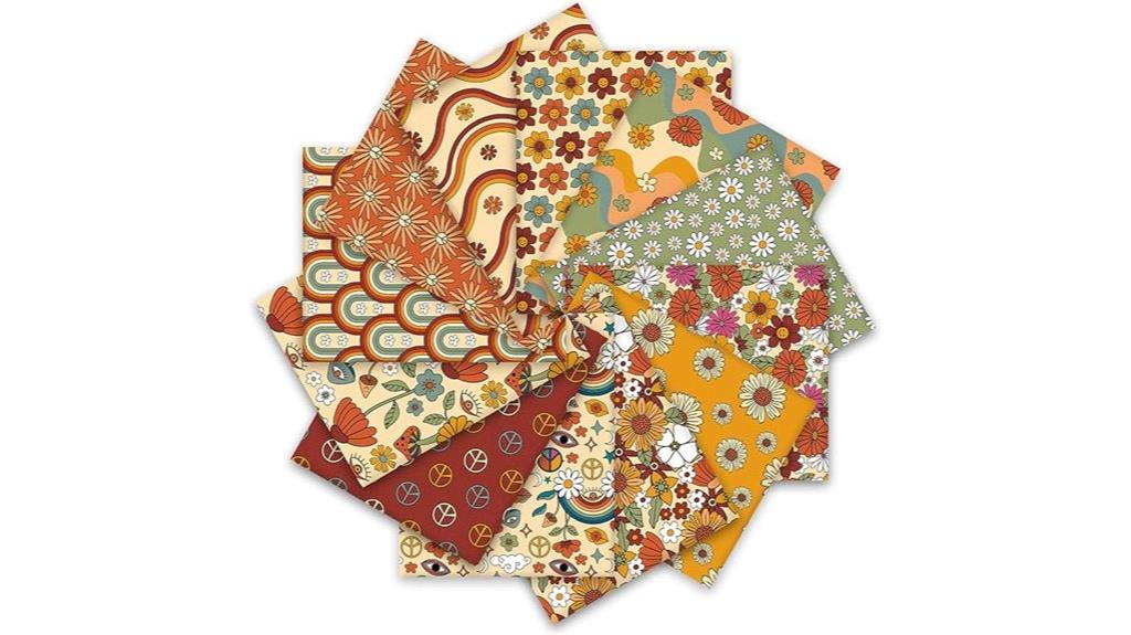 boho floral fabric bundles