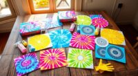 bright kids tie dye kits