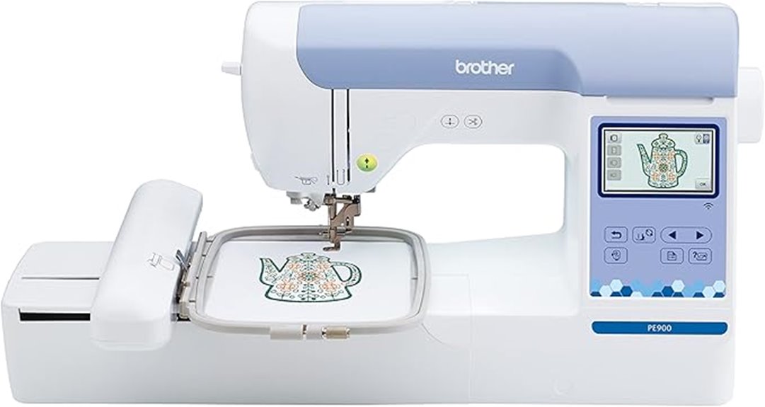 brother pe900 wlan embroidery