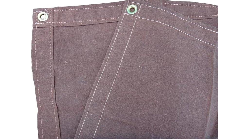brown 12 oz canvas tarp