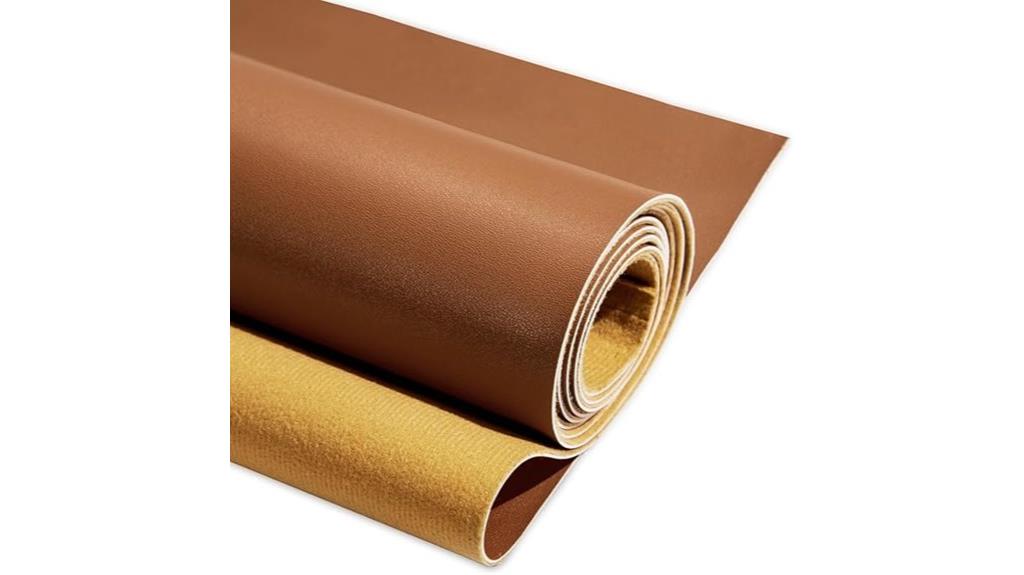 brown faux leather sheets