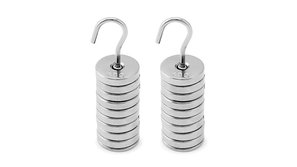 chromium plated metal weight sets