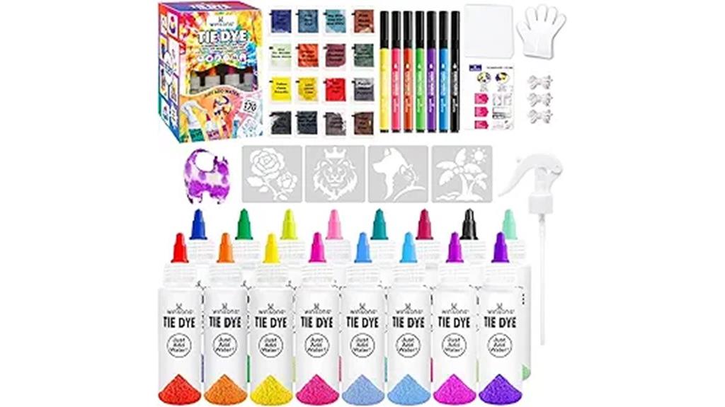 colorful diy tie dye