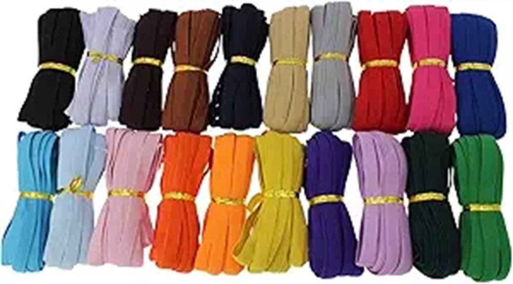 colorful sewing elastic band