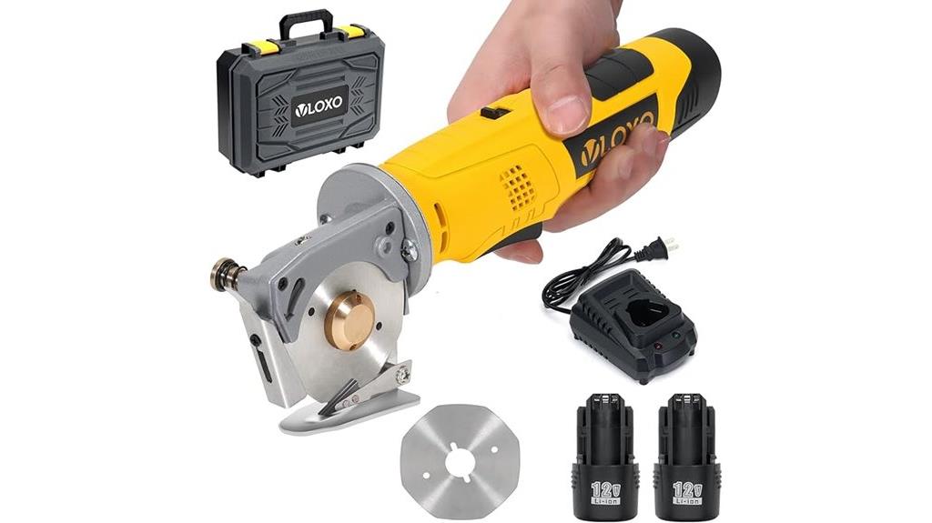 cordless rotary fabric cutter