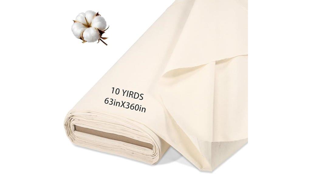 cotton muslin fabric yardage