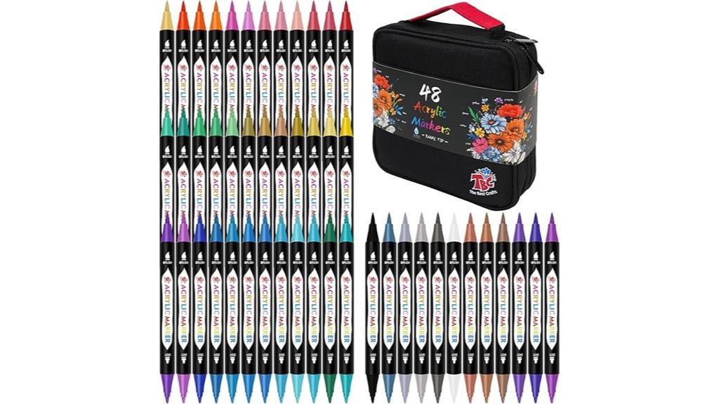 dual tip acrylic markers
