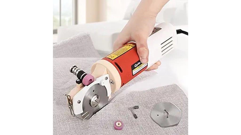 electric rotary fabric cutter