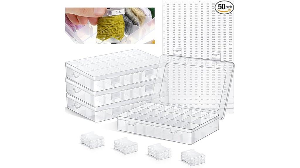 embroidery floss organizer box