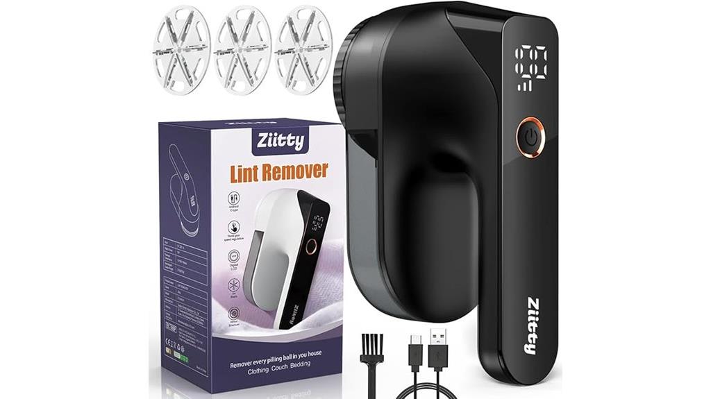 fabric shaver with lcd