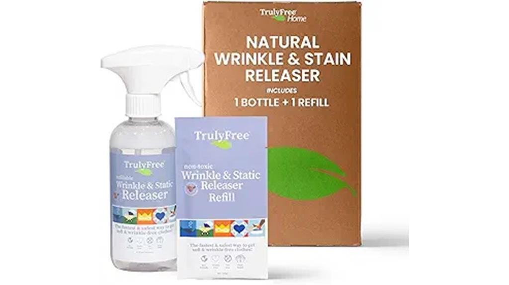 fabric wrinkle static spray