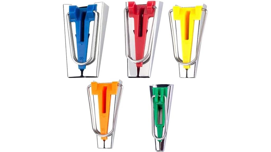 five size bias tape tools