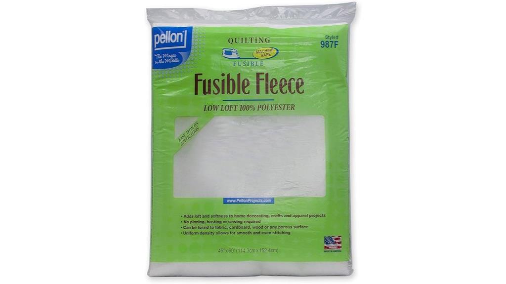 fusible fleece 45x60 inches