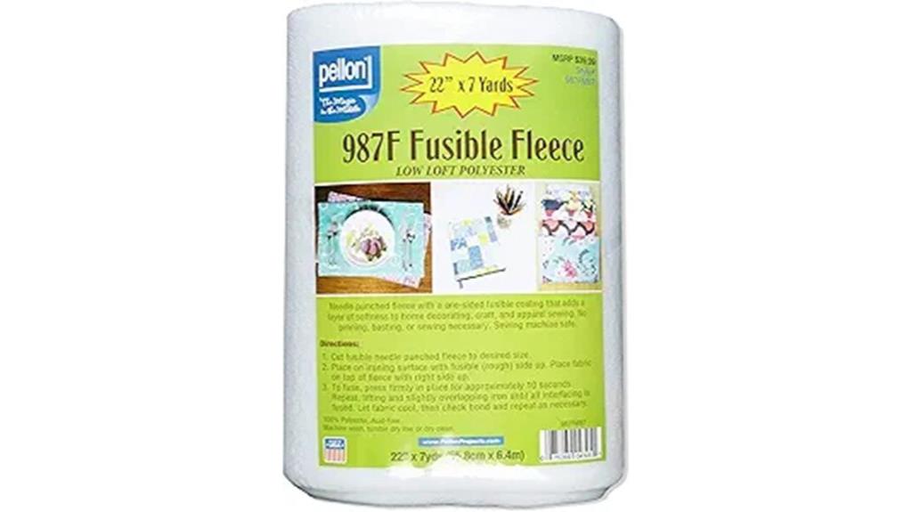 fusible fleece fabric bolt