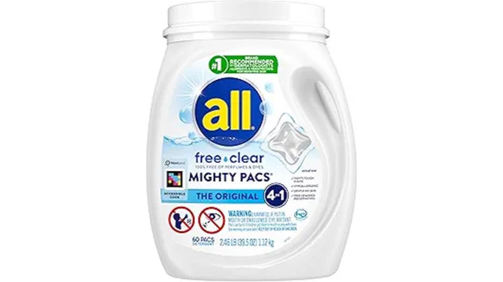 gentle clear laundry detergent
