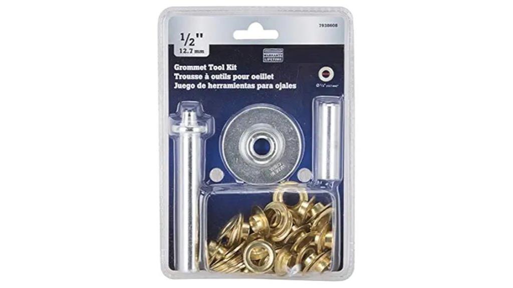 heavy duty brass grommet kit
