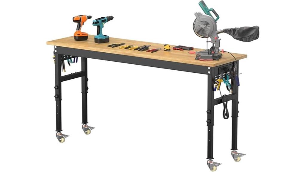 heavy duty mobile workbench