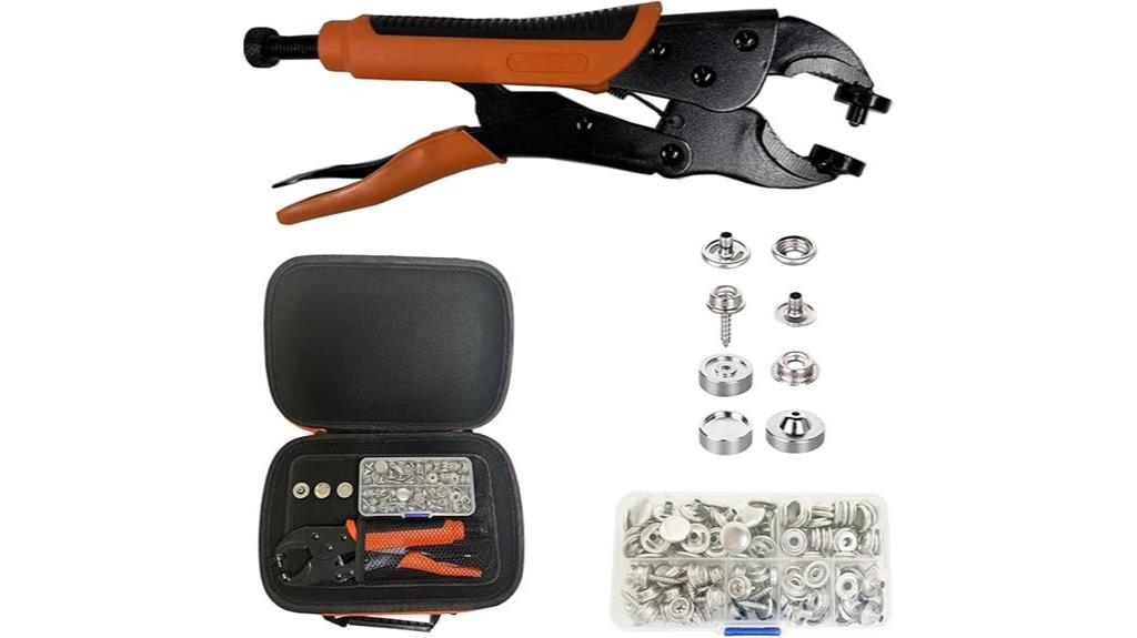 heavy duty snap fastener kit