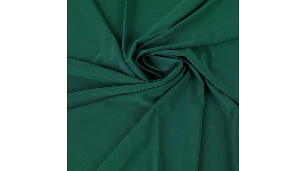 hunter green nylon spandex fabric