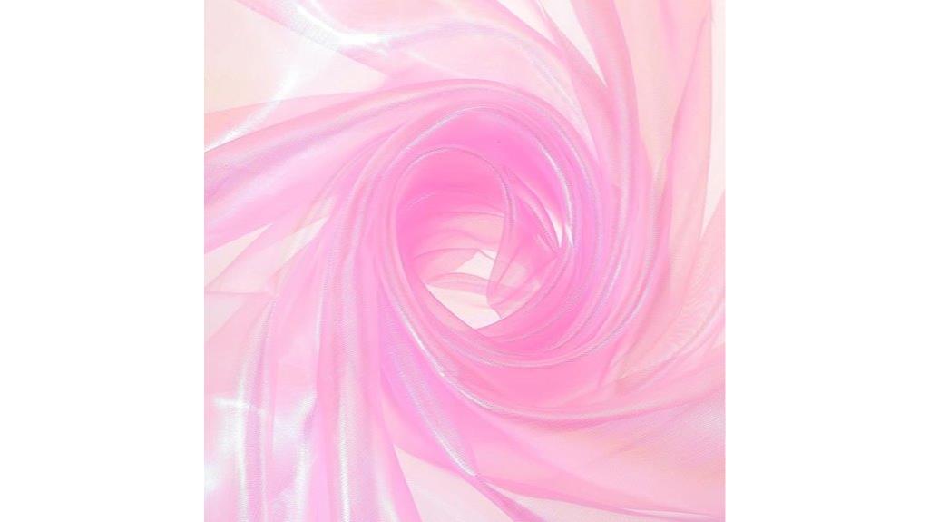 iridescent sheer organza fabric