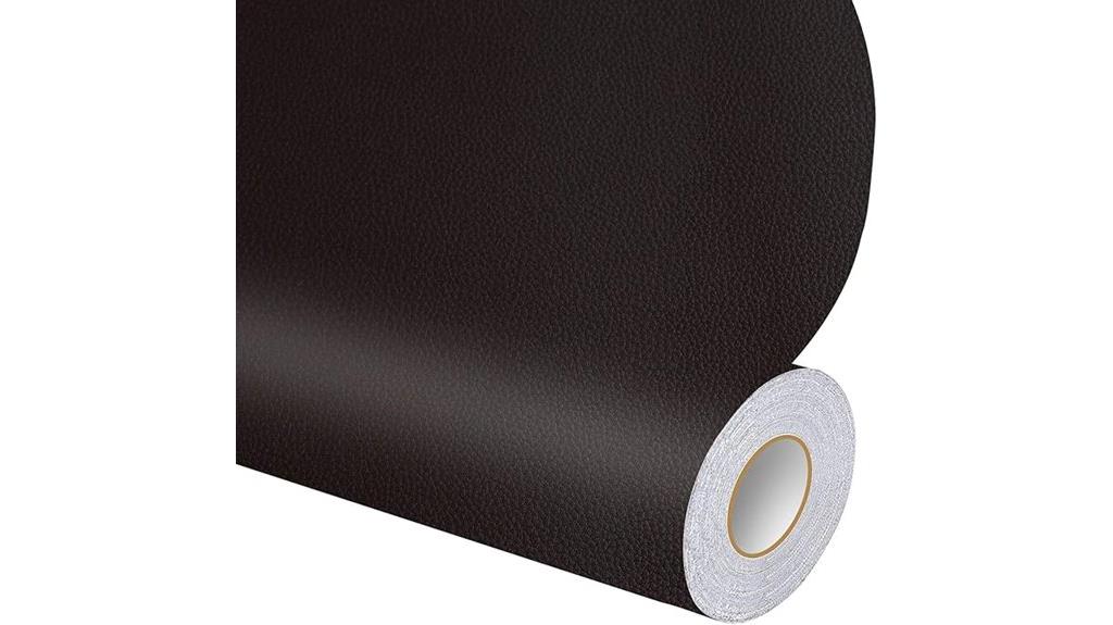 large black leather patch