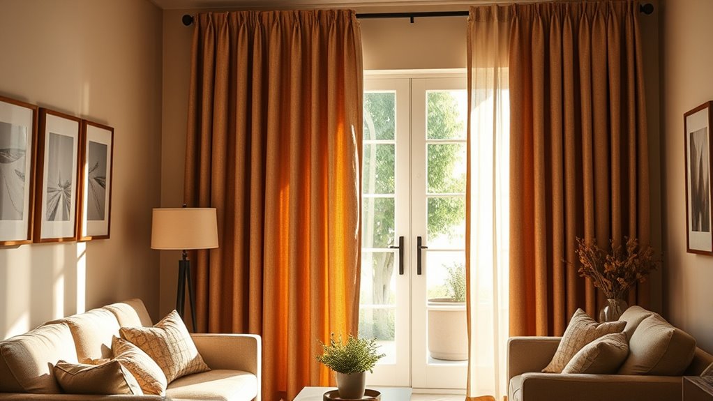 large blackout patio curtain