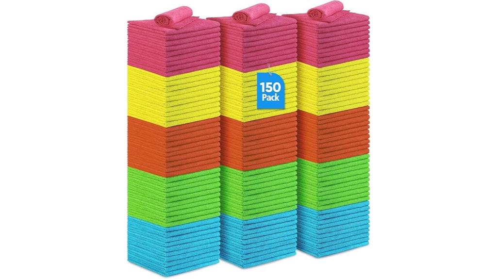 large pack of microfiber cloths