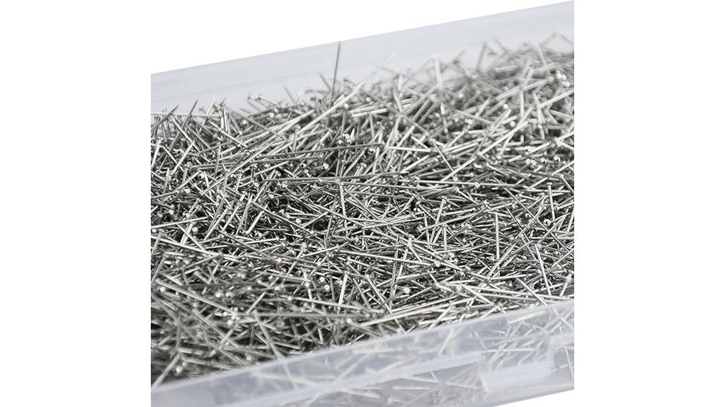 large stainless steel pin set
