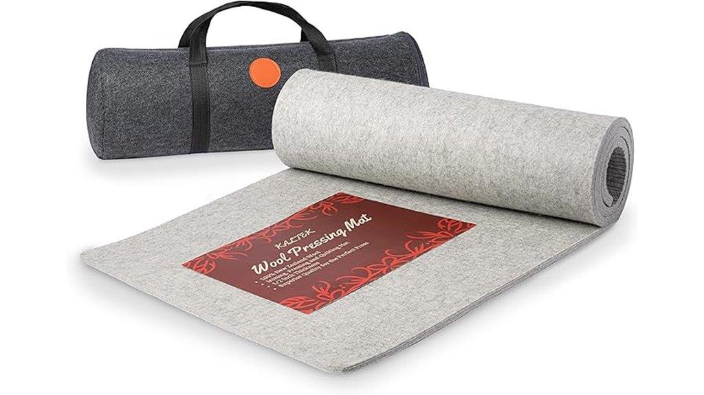 large wool pressing mat