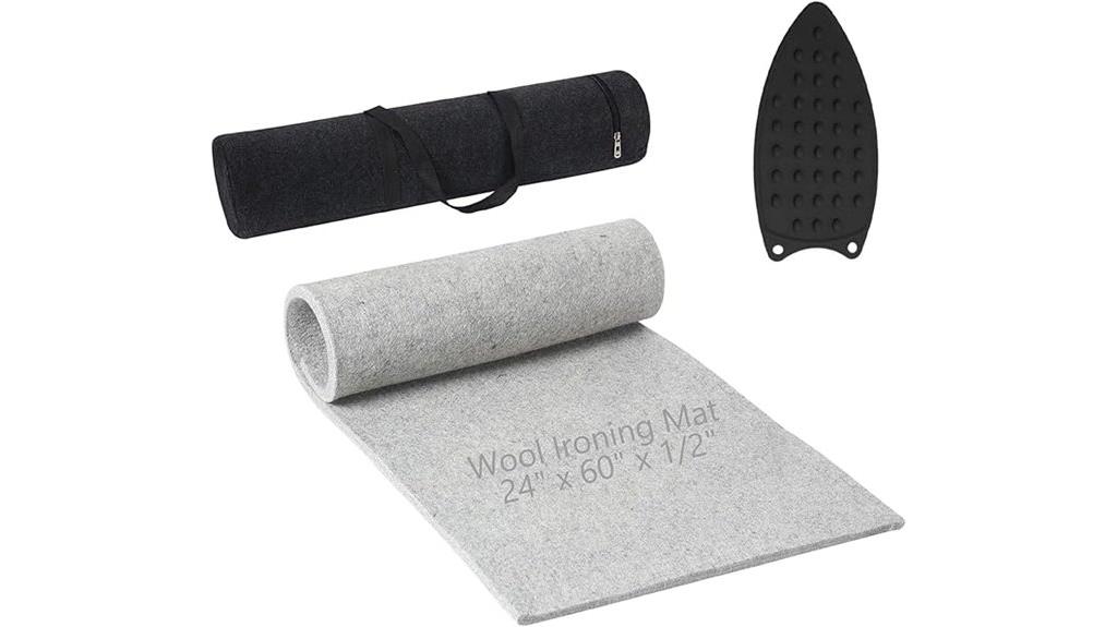 large wool quilting mat