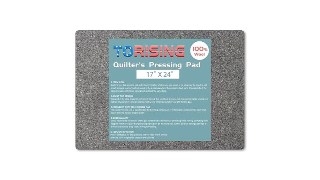 large wool quilting press mat