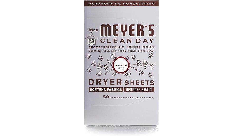 lavender dryer sheets pack