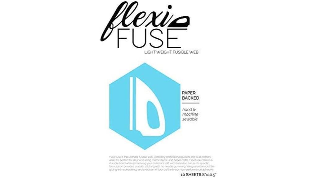 lightweight fusible web sheets