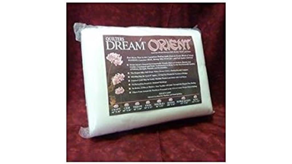 luxurious throw batting material