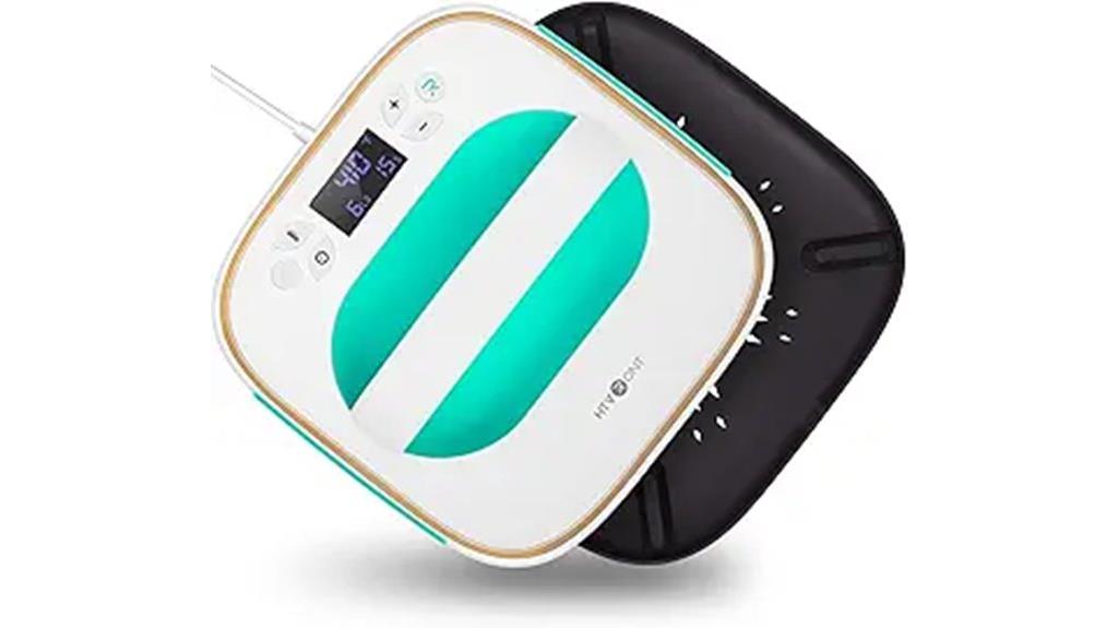 mint green t shirt heat press