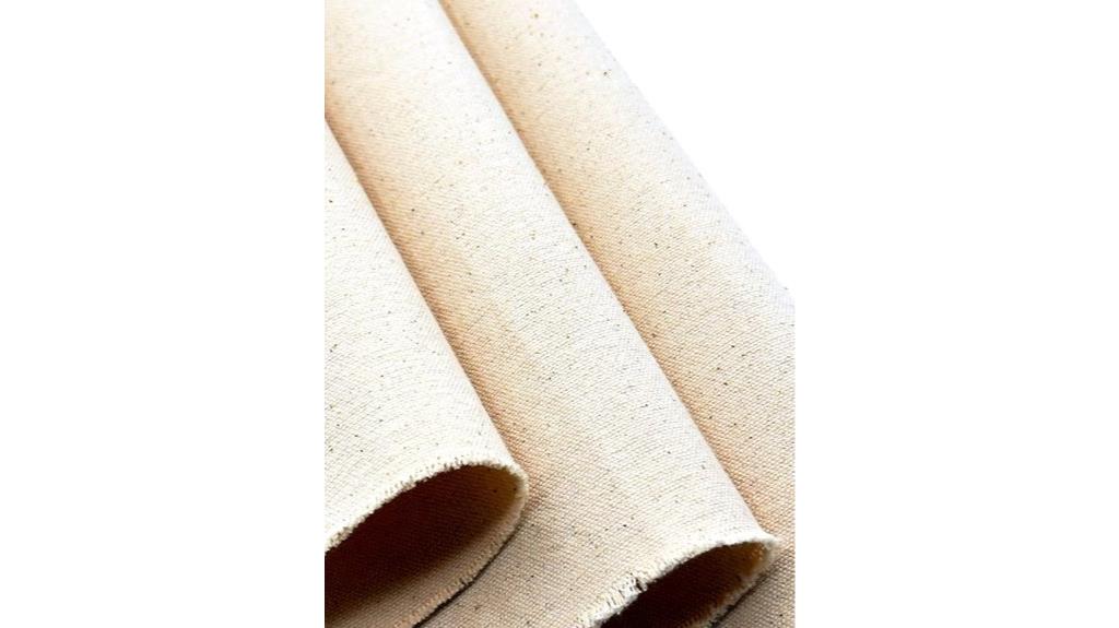 natural canvas fabric yard