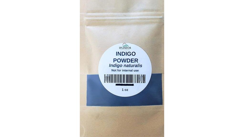natural indigo dye powder
